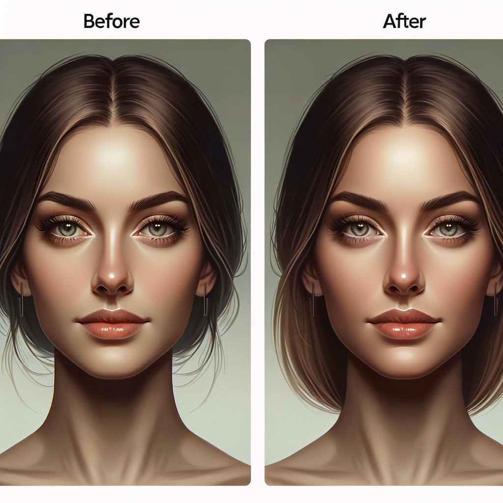 Before and after shots